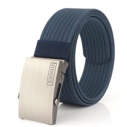 Nylon Tactical Belt For Men Metal Buckle Adjustable Belts Male Training Combat Elastic Canvas Waistband High Quality