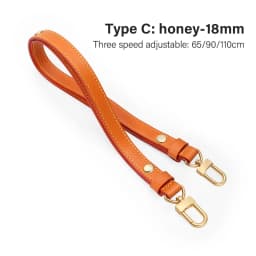 CRAZYSMITH Genuine Leather Bag Strap Replacement For LV Diane Bag Crossbody Handbag Adjustable Shoulder Belts DIY Accessories