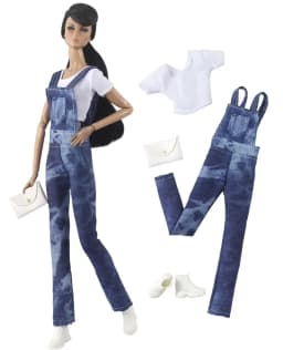 Suspender Jeans Doll Clothes 1:6 Scale Outfit for 11.5 Inch 30cm Doll Many Style for Choice Gifts for Girls Doll Accessories