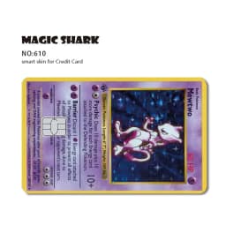 2026 New Charizard Blastoise Bulbasaur Eevee Metwo Sticker Film Skin Cover for Credit Debit Card
