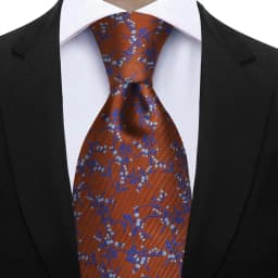 7cm Floral Silk Tie For Men Elegant Peacock Blue Teal Grey Best Selling Business Necktie Wedding Office Fashion Accessories Gift