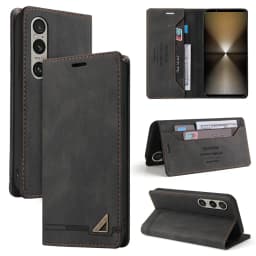 Wallet Slot RFID Blocking Flip Leather Case For Sony Xperia 1/10 VII 1/10 VI 1/5/10 V 1/5/10 IV 1/5/10 III 1/10 II XZ3 ACE III