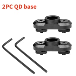 1.25” QD Sling Swivel Mount Heavy Duty Quick Detach Push Button Swivels for Two Point Sling 360°Rotatable Easy to Mount QD Sling