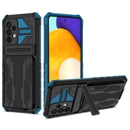 Card Slot Armor Case For Samsung Galaxy S26 S25 Edge S24 S23 S22 S21 S20 FE Plus Ultra A52 A53 A54 A55 A56 Anti Shock Cover Case