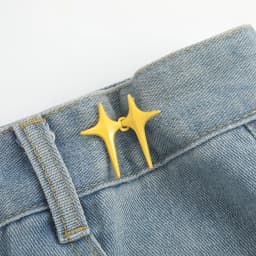 1 Pair Adjustable Trousers Waist Buckles for Jeans Pants Skirts Waist Tightener Snap Button Adjuster Pants Pin Retractable Clips