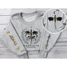 Basgiath War College 2-Sided Sweatshirt Xaden Fourth Wing Clothing Dragon Rider Violet Sorrengail Riders Men Women Fashion Tops