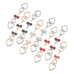 〔CC88〕1Piece Heart Buckle Cherry Bag Chain DIY Bag Strap Extension Replacement ,Women's Bag Decoration