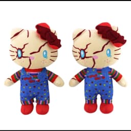 2026 New Cute Halloween Creative Plush Toy Clown Resurrection Ghost Baby Chacy Chucky Plush Doll Girl Birthday Gift