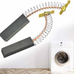 2pcs Carbon Brushes Motor Brushes For Bosch/Siemens Maxx Replaces 00154740 Washing Machine Carbon Brushes Motor Carbon Brushes
