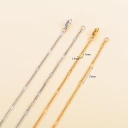 Thin Necklace Stainless Steel Sequins Chain Flat Chains Creative DIY Making Components for Jewelry Supplies Accessories