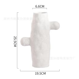 Creative Cactus Ceramic Vase Simulated Cactus with Polka Dots Flower Vase Floral Flowerpot Room Decoration Accessories
