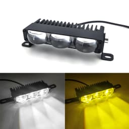 LED Headlight Bumper Fog Lamps Projector Lens Car Grill Light Work Light Mini Driving Light Auxiliary Lights For Car Motorcycle