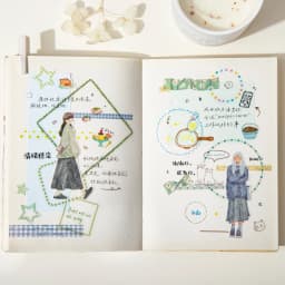 Journal GO 10pcs Dreaming Floral Border Stickers Aesthetics Frame Scrapbook Journaling Decor Materials Card Craft Making Decals