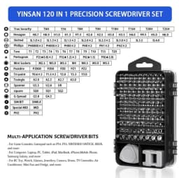 Mini Electronic Repair Tool Kit With Torx Triwing Screwdriver Bits Portable Disassembly Set For Notebook Computer Maintenance