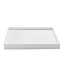 Oirlv Jewelry Display Tray White Ring Earring Display Jewelry Tray Leather Jewelry Trays Bangle Bracelet Necklace Display Trays
