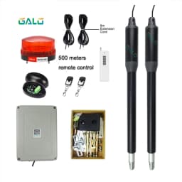 AC110V/220V to 24V Electric Automatic Strong Dual Arm Swing Gate Opener Up to 660 Lbs Hardware Driveway Door KIT