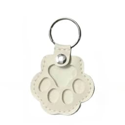 1PC Leather pet hair storage bag, cat paw keychain, multifunctional portable keychain, exquisite bag pendant