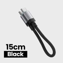 15CM 20CM 240W USB C To Type C Cable Fast Charging PD3.1 Short Data Cable For iPhone 15 16 17 Samsung Huawei Xiaomi iPad Laptops