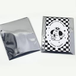 100pcs Silver Color Self-Adhesive Aluminum Foil Self-Sealing Bags Small Card Badges Jewelry Packaging Pouches Blind Bag Supplier