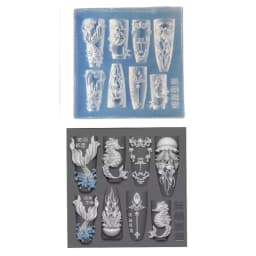 Flexible Silicone Carving Flower Art Mold for Crafting Intricate 3D Floral Designs in DIY Projects
