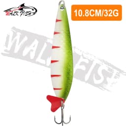 WALK FISH New 16g-28g Metal Spinner Spoon Trout Fishing Lure Hard Bait Sequins Noise Paillette Bait Hard Sequins Spinner
