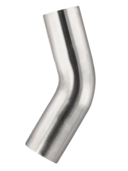 Versatile Stainless Steel Elbow 45° Degree Bend Exhaust Pipe Polished 19-51mm Silver Tool Accessories
