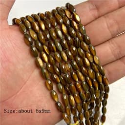 15X6mm Long Stripe Shell Beads Point Stick Mother of Pearl Shell Slice Loose Beads for DIY Making Jewelry Necklace Accessories