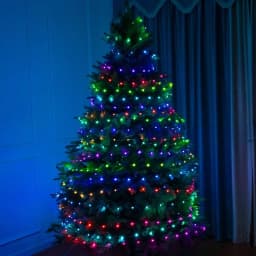 Green Black Wire Full Dream Color LED Strip String Fairy Lights WS2811 RGBIC Addressable Individually 5V Decorate Christmas Tree