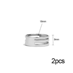 2/1Pcs Stainless Steel 18mm Jump Ring Opening Closing Finger Ring Opener Pliers Opening Helper for DIY Jewelry Making Tool