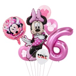 1set Mickey and Minne Foil Balloon Set Mickey Mouse Kids Birthday Decoration Balloon Baby Shower Party Decorate Supplies