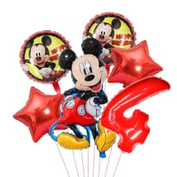 1set Mickey and Minne Foil Balloon Set Mickey Mouse Kids Birthday Decoration Balloon Baby Shower Party Decorate Supplies