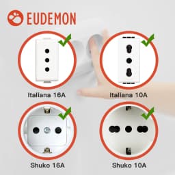 EUDEMON 20pcs Chile/Brazil Power Socket Outlet Plug Protective ABS Cover Anti Electric Baby Safety Protector Double Security