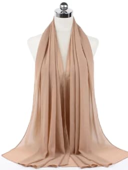 New Fashion Women Solid Chiffon Headscarf Ready To Wear Instant Hijab Scarf Muslim Shawl Islamic Hijabs Arab Wrap Head Scarves