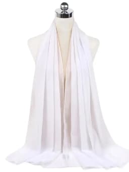 New Fashion Women Solid Chiffon Headscarf Ready To Wear Instant Hijab Scarf Muslim Shawl Islamic Hijabs Arab Wrap Head Scarves