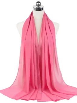 New Fashion Women Solid Chiffon Headscarf Ready To Wear Instant Hijab Scarf Muslim Shawl Islamic Hijabs Arab Wrap Head Scarves
