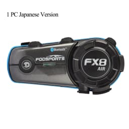 Fodsports FX8 Air Intercom Motorcycle Helmet Headset 4 Riders Bluetooth Headsets 1000m Moto Intercoms,Music Share,FM,Waterproof