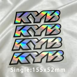 2PCS KYB Motorcycle Front Forks Stickers Waterproof Motocross Suspensions Vinyl Decals for KTM YAMAHA Honda Suzuki Kawasaki