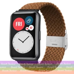 Nylon Strap For Correa Huawei Watch Nylon Braided Elastic Solo Loop For Huawei Watch Fit Strap Adjustable Woven Straps Bracelet