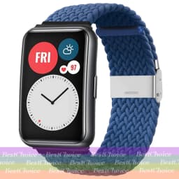 Nylon Strap For Correa Huawei Watch Nylon Braided Elastic Solo Loop For Huawei Watch Fit Strap Adjustable Woven Straps Bracelet