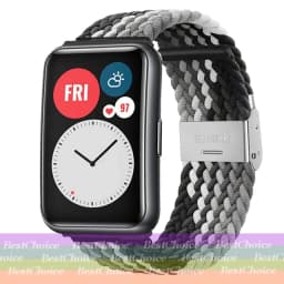 Nylon Strap For Correa Huawei Watch Nylon Braided Elastic Solo Loop For Huawei Watch Fit Strap Adjustable Woven Straps Bracelet