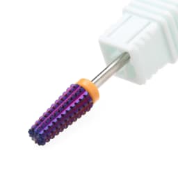 Purple 5 in 1 Tapered Carbide Nail Drill Bits Drills Milling Cutter for Manicure Remove Gel Acylics Nails Accessories Tool