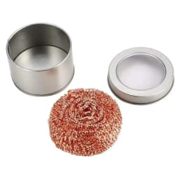 Metal Wire With Stand Set Welding Desoldering Soldering Solder Iron Tip Dross Cleaner Cleaning Steel Ball Mesh Filter Tin Remove