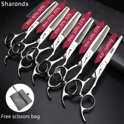 Sharonds 440c 6/7/7.5 Inch Haircut Thinning Scissors Professional Barber Shop Hairdressing Scissors Cutting Scissors Hair Shears