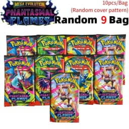 NEW Pokemon TCG Booster Rare Trading Cards for Collection Gift Mega Evolution Ascended Heroes Phantasmal Flames Collection Cards
