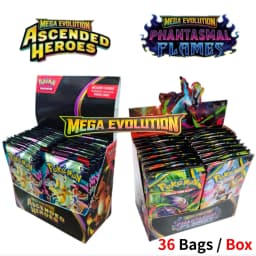 NEW Pokemon TCG Booster Rare Trading Cards for Collection Gift Mega Evolution Ascended Heroes Phantasmal Flames Collection Cards