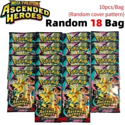 NEW Pokemon TCG Booster Rare Trading Cards for Collection Gift Mega Evolution Ascended Heroes Phantasmal Flames Collection Cards