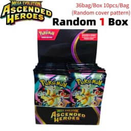 NEW Pokemon TCG Booster Rare Trading Cards for Collection Gift Mega Evolution Ascended Heroes Phantasmal Flames Collection Cards
