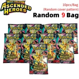 NEW Pokemon TCG Booster Rare Trading Cards for Collection Gift Mega Evolution Ascended Heroes Phantasmal Flames Collection Cards