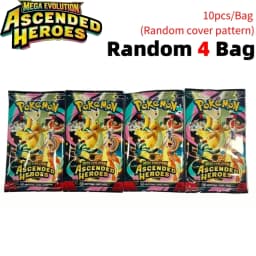 NEW Pokemon TCG Booster Rare Trading Cards for Collection Gift Mega Evolution Ascended Heroes Phantasmal Flames Collection Cards