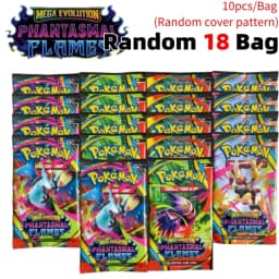 NEW Pokemon TCG Booster Rare Trading Cards for Collection Gift Mega Evolution Ascended Heroes Phantasmal Flames Collection Cards